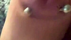 big piercing first cumshot damn! 💦🔥