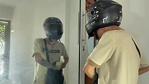 Chica latina pays debt with bareback anal creampie and squirts hard
