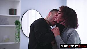 my brunette wife cheats riding coworker cock after he licks her pussy missionary style