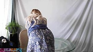 Shy Stepmom's Tight Pussy Swallows Pervy Stepson's Cock Deep
