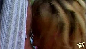 trinity mexx tempts old man and savors her overflowing mouthful delight