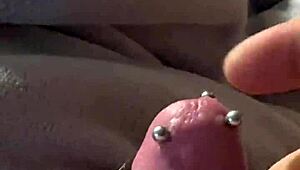 big piercing first cumshot damn! 💦🔥