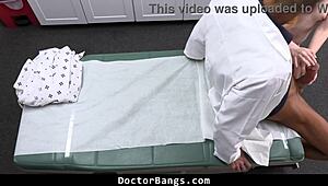 yo shy teen patient with small tits begs doctor to fuck and impregnate her missionary!