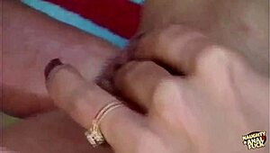 trinity mexx tempts old man and savors her overflowing mouthful delight