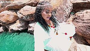 Big Booty Ethiopian Slut Holes Filled Deep