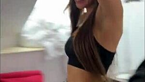Oh man Vanessa Alessia and Max Felicitas give me the hottest amateur footjob and blowjob ever