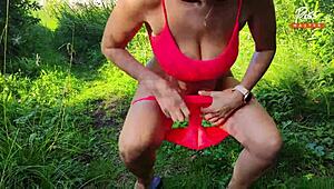 wife's wet shaved pussy gets licked and pissed on in this femdom golden rain compilation ep 820 😈💦