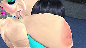 mature busty groupie hooters outshine pretty girls in hot sims 4 scene