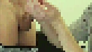 straight broker falls for homemade first-time big cock handjob temptation