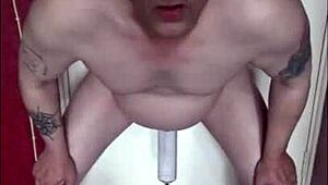 bisexual mark wright gulps down piss after piss up to ten loads in mirror