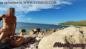 Strangers Caught Wife Sucking And Fucking My Huge Cock On Nude Beach!