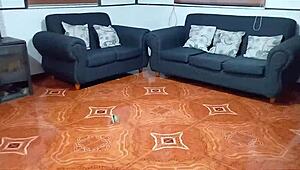 stepmom bends over picks up cash so i slam her fat ass doggystyle!!