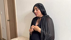 damn priest nails horny latina puta melanilatina deep, fucking pussy doggystyle till cumshot facial.