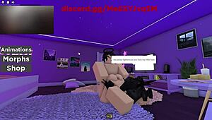 Sexy Roblox Girl Deepthroats Grinds Cowgirl Doggystyle to Please Fully