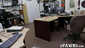 Broke Milf Sells Tight Cunt to Pawnshop for Monster Cock Fuck