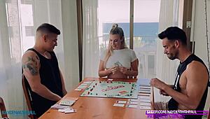 wanna see two monster cocks stretch me out to settle my game debts?