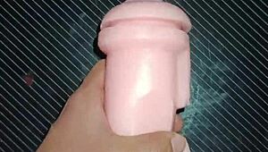 sloppy deepthroat mamada then desk fuck creampie fills her full of leche