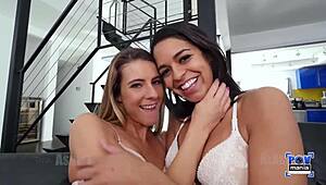 Tara Ashley Fingers Pussy Before Bent Over Ass Lick Cumshot