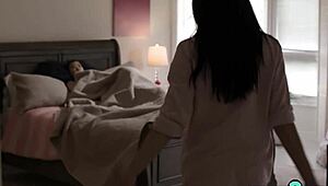 Stepdaughter and asian gf lick angry reagan foxx's milf pussy?