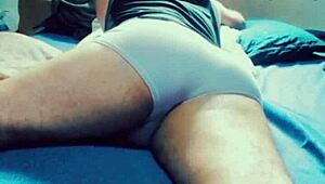 hot guy teases private webcam show flashing in adult site room