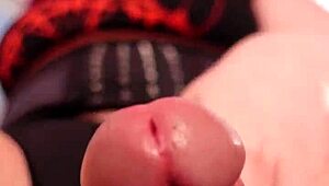 damn big cock tranny unloads huge cum 💦🔥
