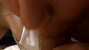 Moroccan babe drops to knees for deep wet oral cock sucking action