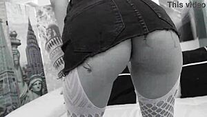 monster cocks stretch hot colombian mells blanco in 4-on-1 dp gangbang... she loves the rough anal fisting