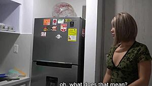 my horny milf stepmom bursts in desperate to ride her stepson all night long