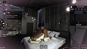 wanna see this white bitch choke on black monster cock in roblox condo game?