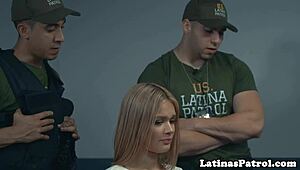 i'm so emotional riding this lucky agent's cock as beautiful latina immigrant in handcuff reality casting