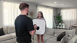 SHY TEEN DAISEY FOX FUCKS HARD COCK BTS!