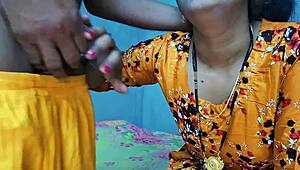Indian college girl sneaks home for stepbrother pounding after classes caught on video
