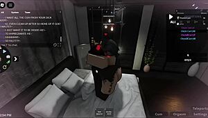 wanna see this white bitch choke on black monster cock in roblox condo game?