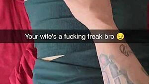 cheating blonde neighbor richelle sneaks snapchat fuck while hubby's gone