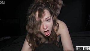 oh god those eye rolling orgasms hit this submissive slut so hard in pov threesome