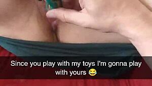 cheating blonde neighbor richelle sneaks snapchat fuck while hubby's gone