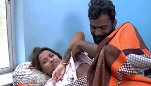 Intriguing morning quickie pounding sexy indian wife's tight pussy outdoors