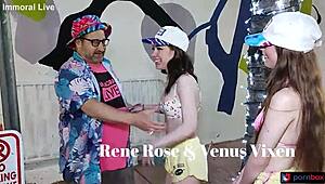 renee rose venus vixen crave deep creampie in sorority threesome fuckfest