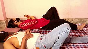 Threesome Fucks Wife And Stepsis With Dirty Talk