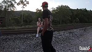 amanda borges loves public mischief flaunting her hot teen body higor negrao rob carvalho