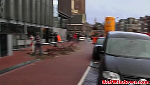 desperate dutch hooker craves sucking jerking his cock