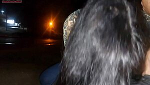 damn risking my dick in front of her at bus stop... she deepthroats!