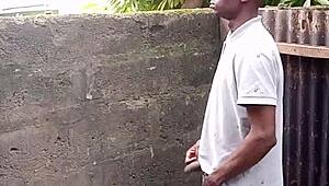 What If Prostate Pee Demo By Muscular Escort Led To Monster Cock Flash?
