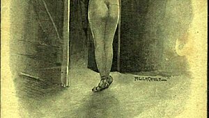 Vintage Erotic Hairy Bent Over Doggystyle Animation!!