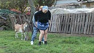 step grandma whore rides old man cock doggystyle outdoor bent over glasses cumshot volume 21 scene 2