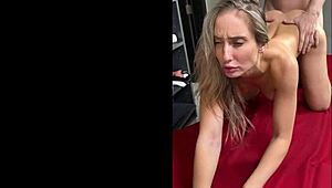 fit blonde danielle dixon starts tantric massage ends oiled hardcore doggystyle creampie