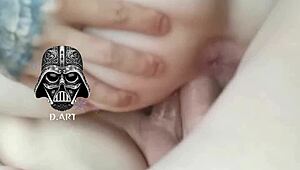 imagine double cocks barebacking her vagina to shattering orgasm