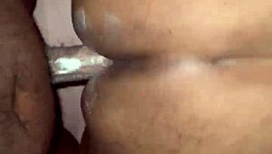 tasha creams hard on big daddy's fat ebony dick once more