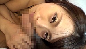 Wow check this plump japanese milf's saggy natural tits bouncing during her creampie climax in sexy underwear!