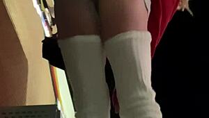 Sexy Cindie Sissy Crossdresses Publicly with Big Ass